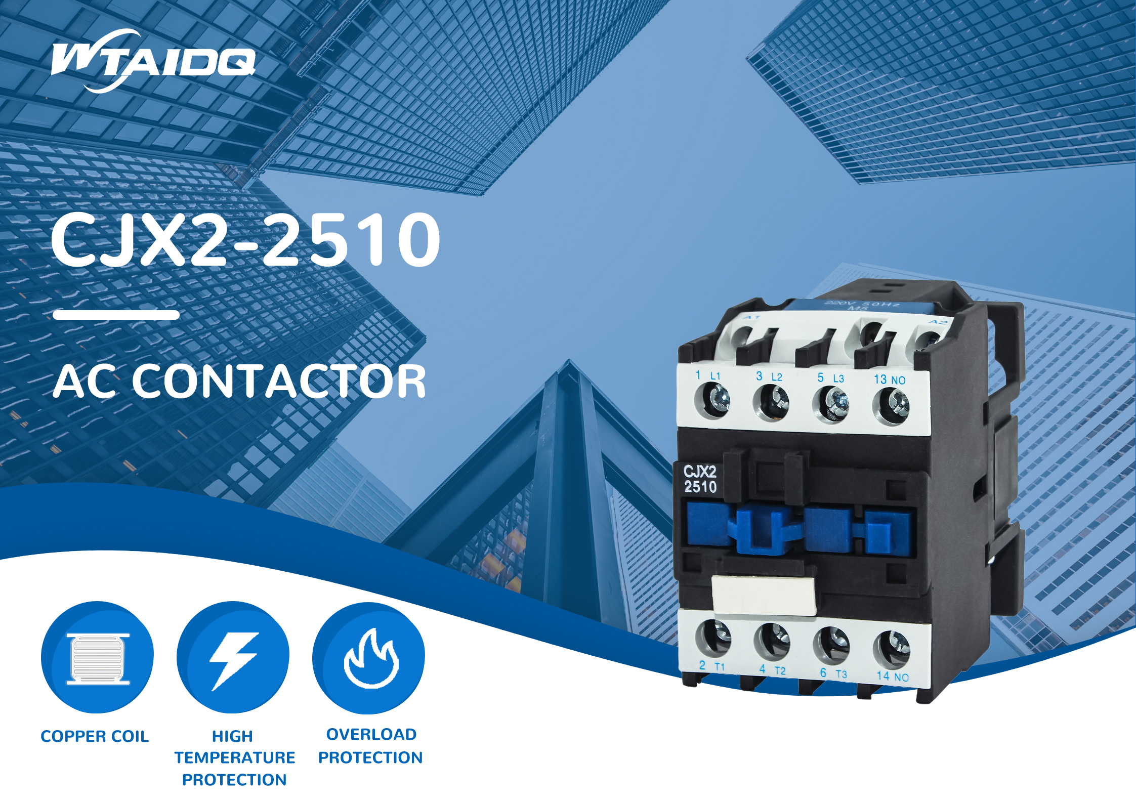 25a contactor factory,25a ac contactor factory,CJX2-2510,LC1D2510,AC24V,AC220V,AC380V