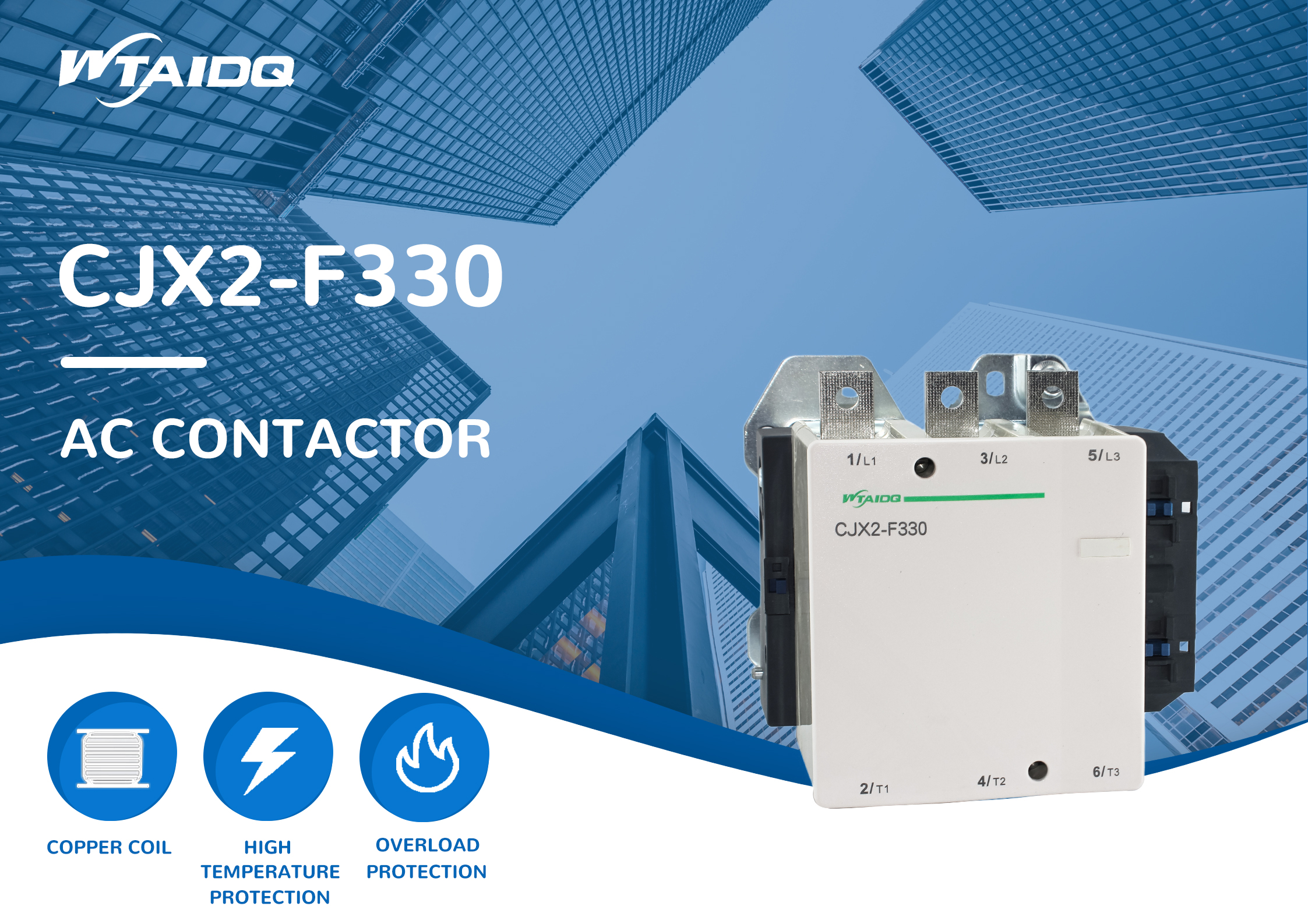 330a ac contactor factory,330a ac contactor supplier,330a ac contactor company,CJX2-F330,LC1F330,AC220V,AC380V