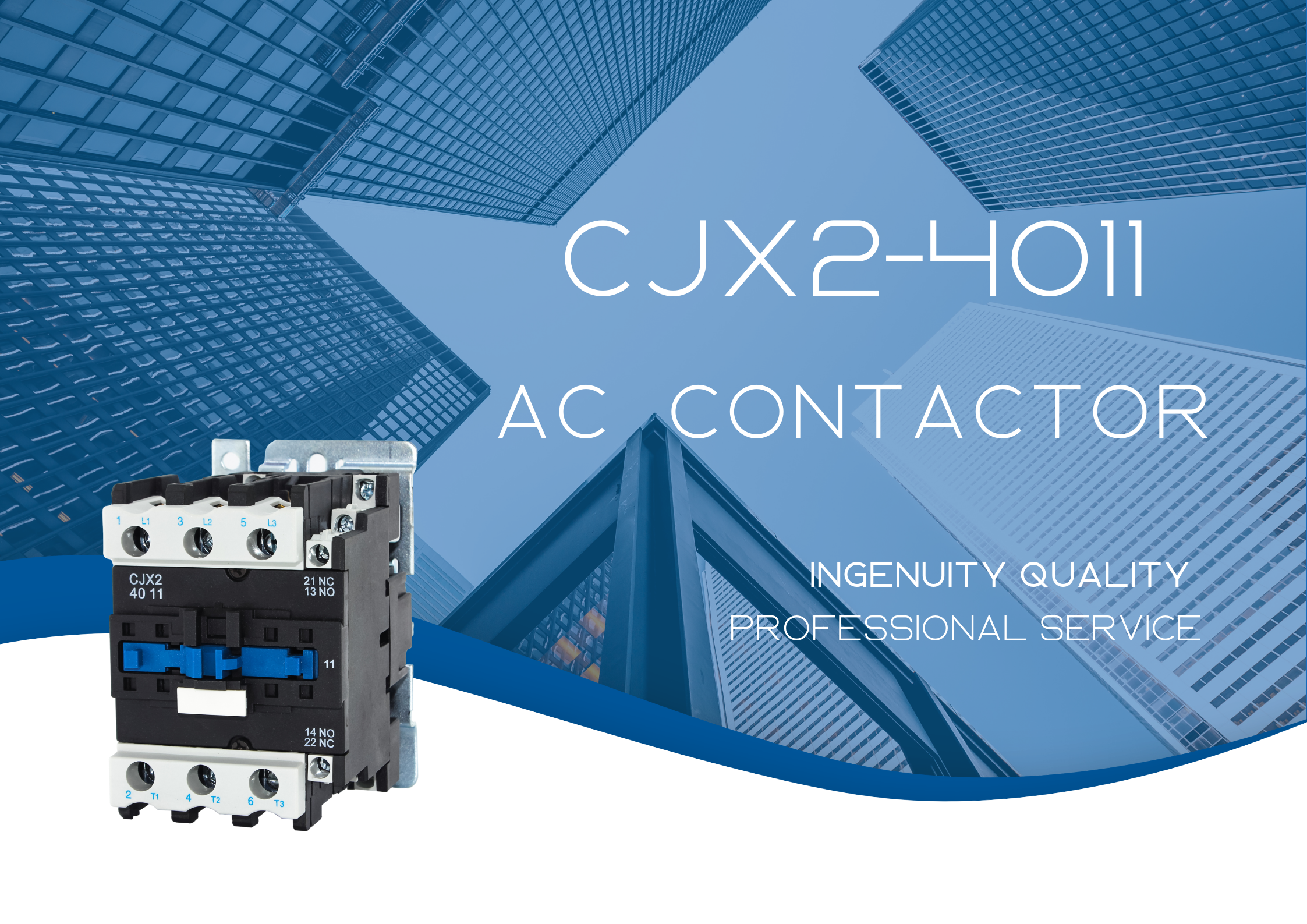 40A AC contactor,CJX2-4011,LC1D4011